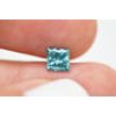 Loose Princess Diamond Fancy Turquoise 1.00 Carat SI1