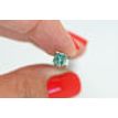 Loose Fancy Greenish Blue Princess Diamond 0.75 Carat SI3