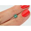 Loose Fancy Greenish Blue Princess Diamond 0.75 Carat SI3