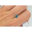 0.91 Carat Round Cut Fancy Green Color SI3 Loose Enhanced Diamond For Engagement Ring