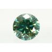 Round Diamond Fancy Green Color VS2 1.01 Carat