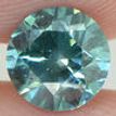 Loose Round Diamond Fancy Green Color 0.94 Carat VS2