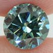 Round Cut Diamond Fancy Green Loose VS2 0.92 Carat