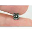 Asscher Cut Diamond Fancy Green Color Loose 0.90 Carat SI1