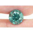Round Diamond Green  Color 2.03 Carat SI1