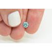 Loose Round Shape Fancy Turquoise Diamond 0.77 Carat