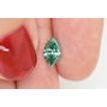 Marquise Diamond Fancy Green 0.97 Carat SI2
