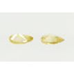 Pear Shape Diamond Pair Fancy Brownish Yellow Color 0.74 TCW VS1