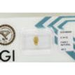 Yellow-Brown Pear Shape Diamond 0.74 Carat VS2 IGI Certificate
