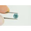 Round Shape Diamond Fancy Blue Color I1 0.77 Carat Certified