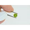 Round Shape Diamond Fancy Green Color SI2 0.73 Carat Certified