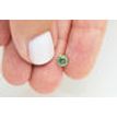 Loose Round Cut Fancy Green Diamond 0.73 Carat I1 Certified 5.51X5.48 MM