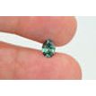 Fancy Green Oval Diamond 0.71 Carat VS2