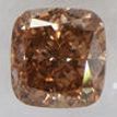 Cushion Shape Diamond Fancy Brown SI2 0.71 Carat IGI Certificate