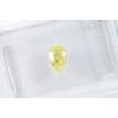 Pear Shape Diamond Fancy Yellow 0.44 Carat SI2 IGI Certificate