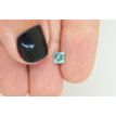 Loose Fancy Blue Princess Diamond 0.80 Carat SI3