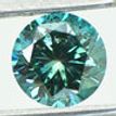 Loose Blue Diamond Round Shape 0.80 Carat SI2