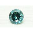Loose Blue Diamond Round Shape 0.80 Carat SI2