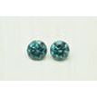 Loose Matching Pair Blue Round Diamonds 0.81 TCW