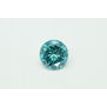 Loose Round Shape Diamond Fancy Blue Color 0.79 Carat Enhanced SI1 Certified