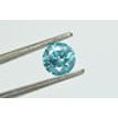 Blue Diamond Loose Round Shaped SI3 0.82 Carat