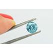 Blue Diamond Loose Round Shaped SI3 0.82 Carat