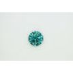 Round Cut Fancy Blue Diamond Loose 0.90 Carat SI1