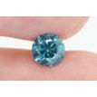 Fancy Blue Diamond Round 0.90 Carat SI1