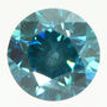 Fancy Blue Diamond Round 0.90 Carat SI1