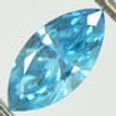 Blue Marquise Diamond 0.80 Carat SI1