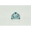 Princess Cut Diamond Fancy Blue SI2 0.90 Carat