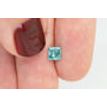 Loose Blue Princess Diamond SI3 0.85 Carat 5.06MM