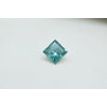 Loose Blue Princess Diamond SI3 0.85 Carat 5.06MM