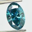 Fancy Blue Oval Diamond Loose 0.90 Carat VS2