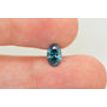 Fancy Blue Oval Diamond Loose 0.90 Carat VS2