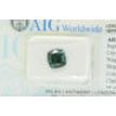 Cushion Cut Diamond Fancy Green SI1 2.22 Carat