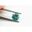 Loose Round Shape Fancy Blue Diamond 0.93 Carat SI2