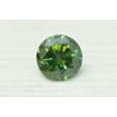 Round Cut Diamond Fancy Olive Green Loose 2.07 Carat VS2