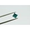 Loose Fancy Blue Princess Diamond 0.96 Carat SI2