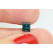 Princess Diamond Loose Fancy Blue 0.97 Carat VS1
