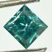 Blue Princess Diamond 0.97 Carat SI3