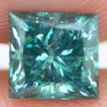 Blue Princess Diamond 0.97 Carat SI3