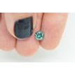 Loose Round Shape Fancy Green Diamond 0.98 Carat 5.97X5.91 MM