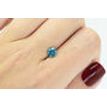 Loose Round Diamond Fancy Blue VS2 0.94 Carat