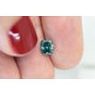 Loose Fancy Blue Cushion Diamond 0.96 Carat VS2