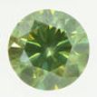 Round Cut Diamond Fancy Olive Green 2.00 Carat VS2