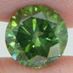 Round Cut Diamond Fancy Green 2.00 Carat VS1