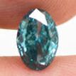 Loose Oval Diamond Fancy Blue 1.00 Carat VVS2