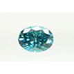 Oval Shape Diamond Fancy Blue Certified 1 Carat VS2