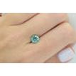Fancy Green Color Round Diamond 1.75 Carat VS2
